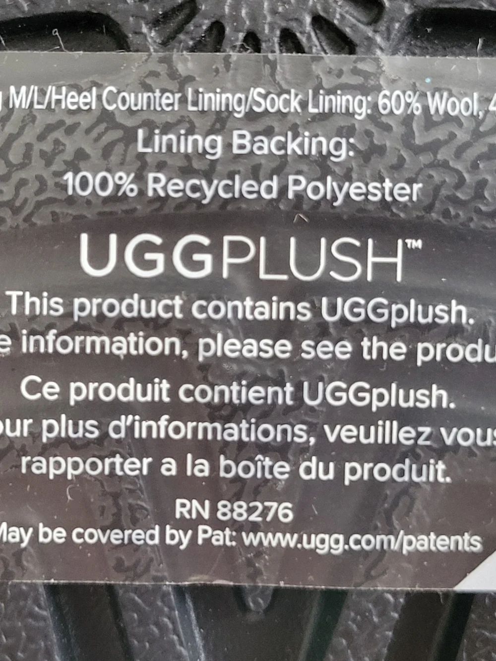 UGG outsoles individual pair